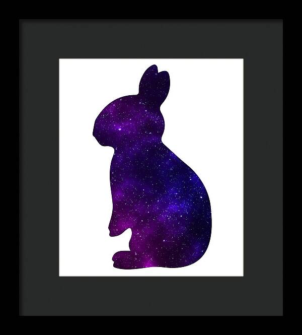 My Bunny Valentine Cute Rabbit - Framed Print