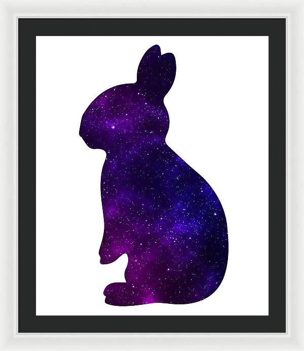 My Bunny Valentine Cute Rabbit - Framed Print