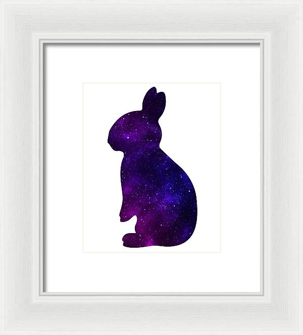 My Bunny Valentine Cute Rabbit - Framed Print
