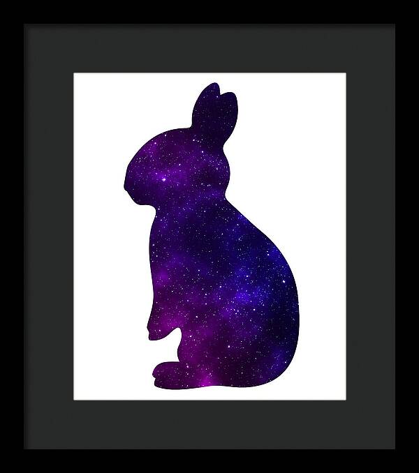 My Bunny Valentine Cute Rabbit - Framed Print