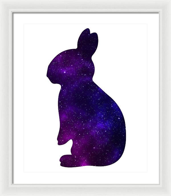 My Bunny Valentine Cute Rabbit - Framed Print