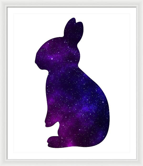 My Bunny Valentine Cute Rabbit - Framed Print