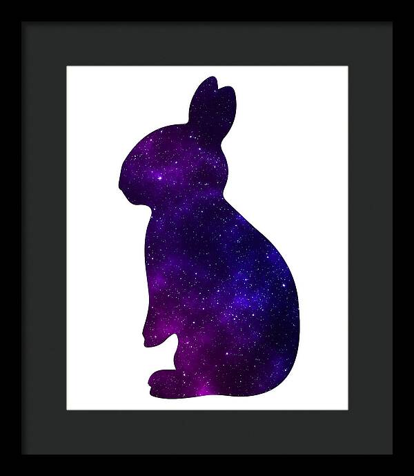 My Bunny Valentine Cute Rabbit - Framed Print