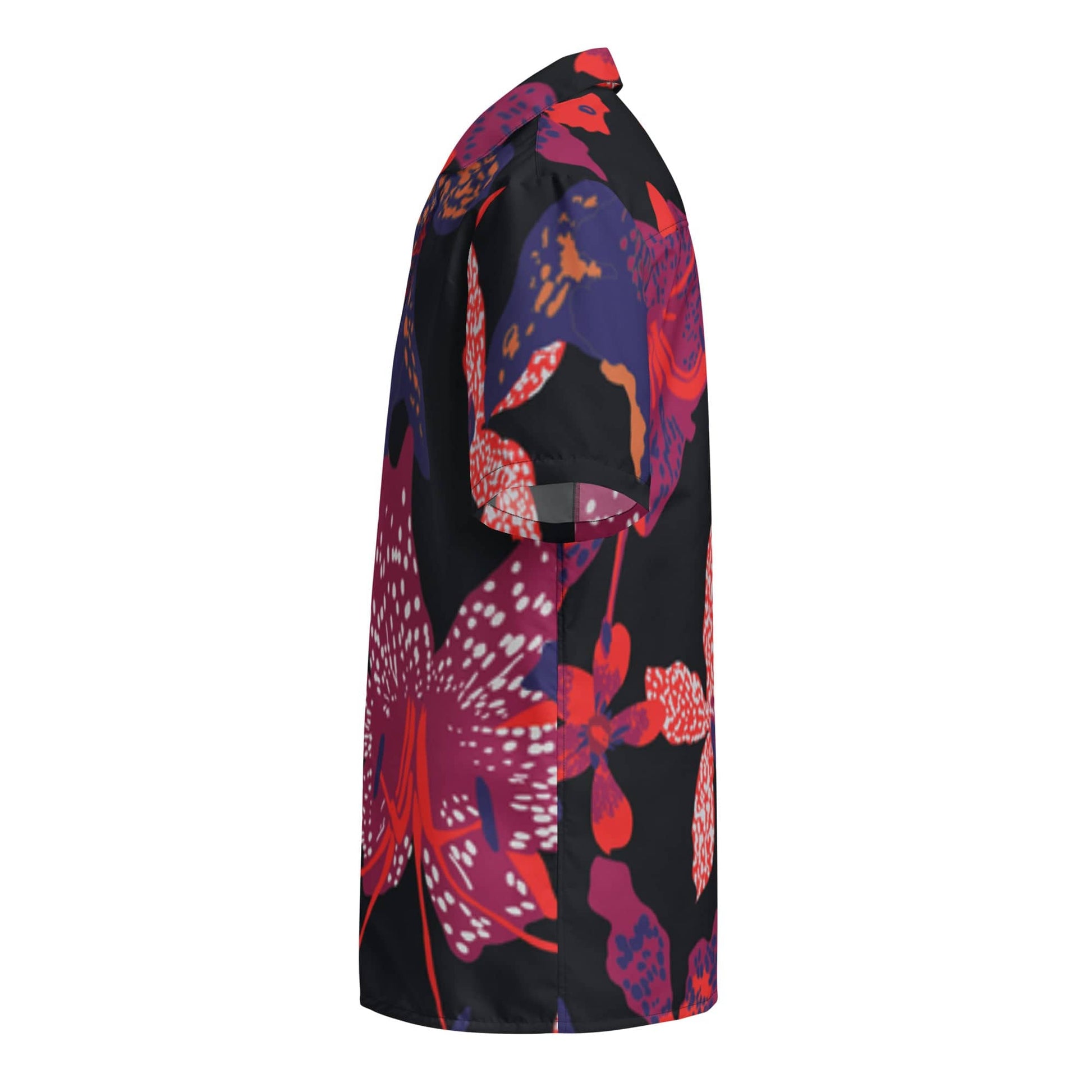 Night Flowers Unisex button shirt