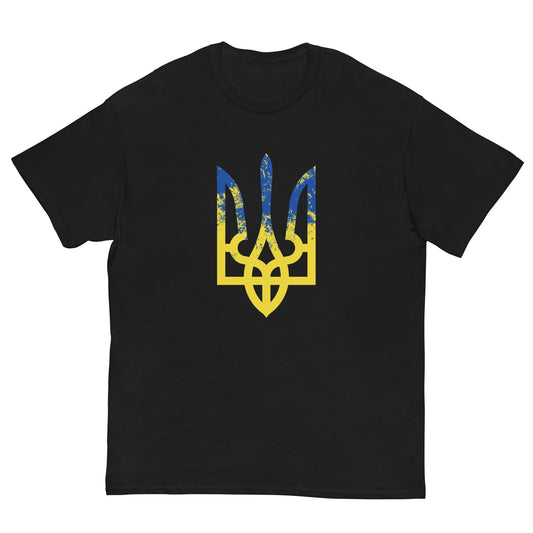 No War In Ukraine Тризуб T-shirt Black / S