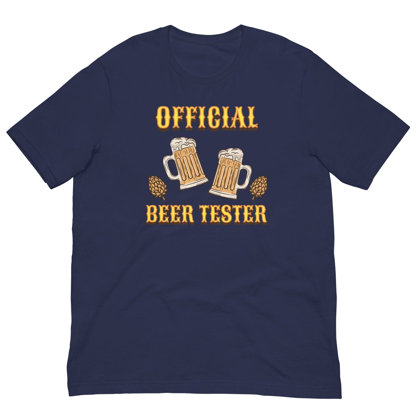 Official Beer tester T-shirt Navy / XS