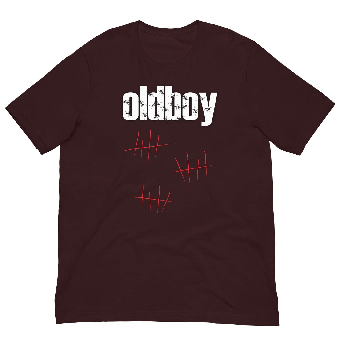 Oldboy Ants T-shirt Oxblood Black / S