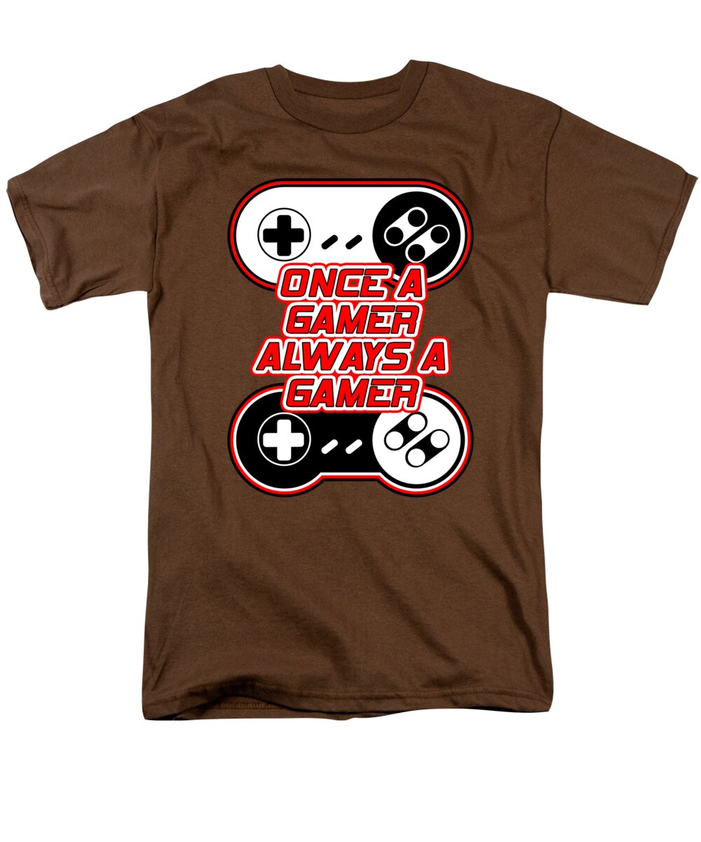 Once a Gamer, Always a Gamer - Men's T-Shirt (Regular Fit)
