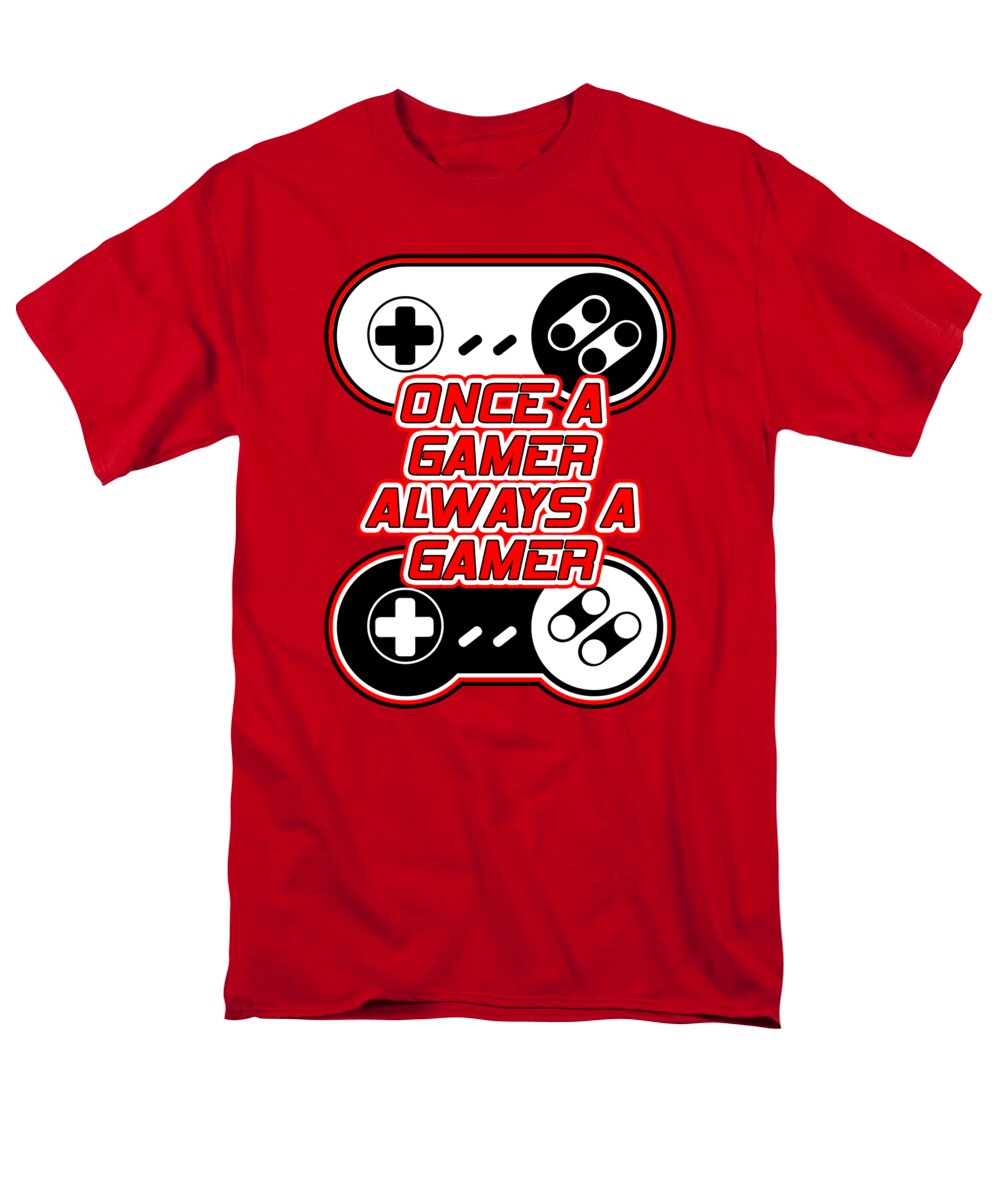 Once a Gamer, Always a Gamer - Men's T-Shirt (Regular Fit)