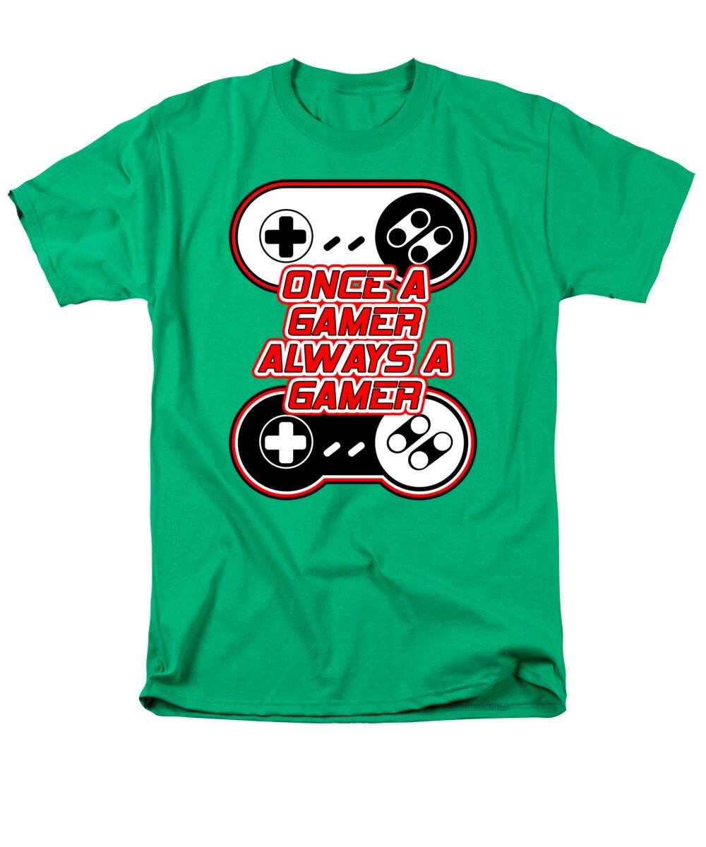 Once a Gamer, Always a Gamer - Men's T-Shirt (Regular Fit)