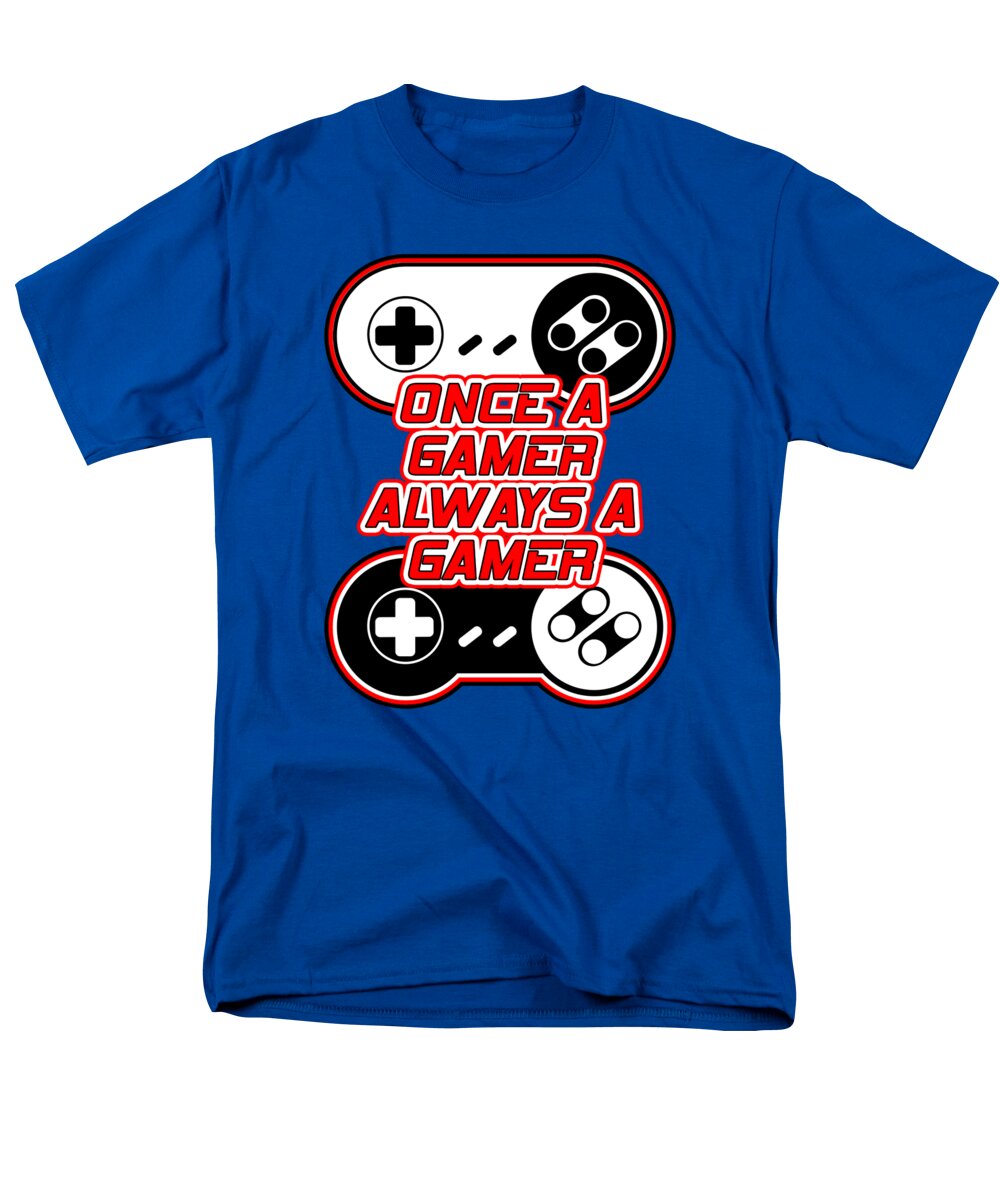 Once a Gamer, Always a Gamer - Men's T-Shirt (Regular Fit)
