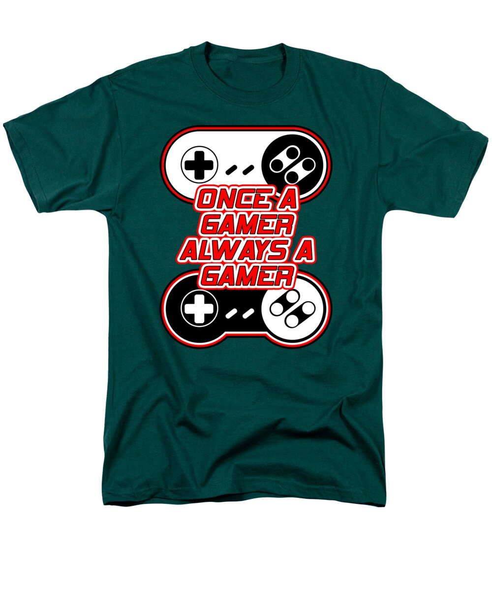 Once a Gamer, Always a Gamer - Men's T-Shirt (Regular Fit)