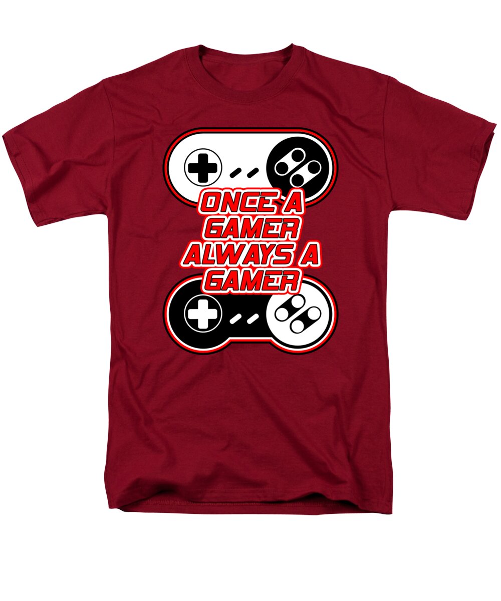 Once a Gamer, Always a Gamer - Men's T-Shirt (Regular Fit)