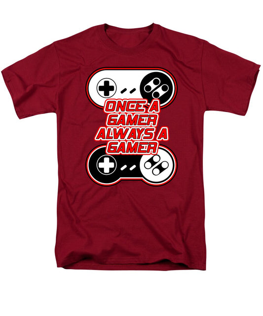 Once a Gamer, Always a Gamer - Men's T-Shirt  (Regular Fit)