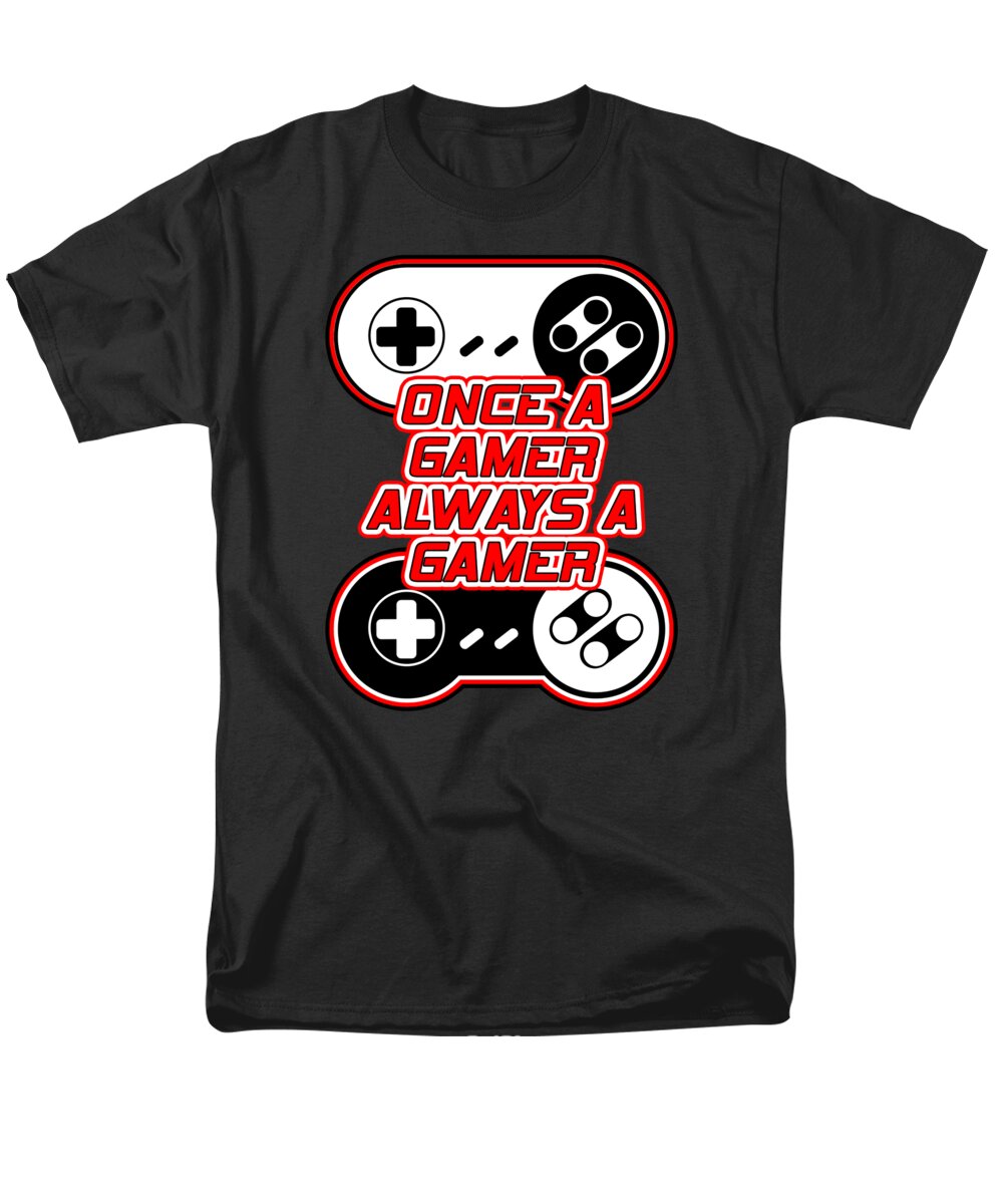 Once a Gamer, Always a Gamer - Men's T-Shirt (Regular Fit)