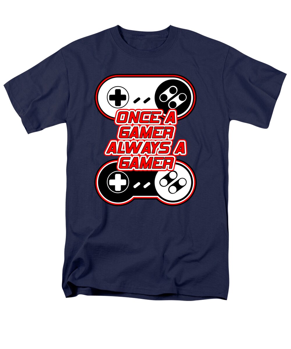 Once a Gamer, Always a Gamer - Men's T-Shirt (Regular Fit)