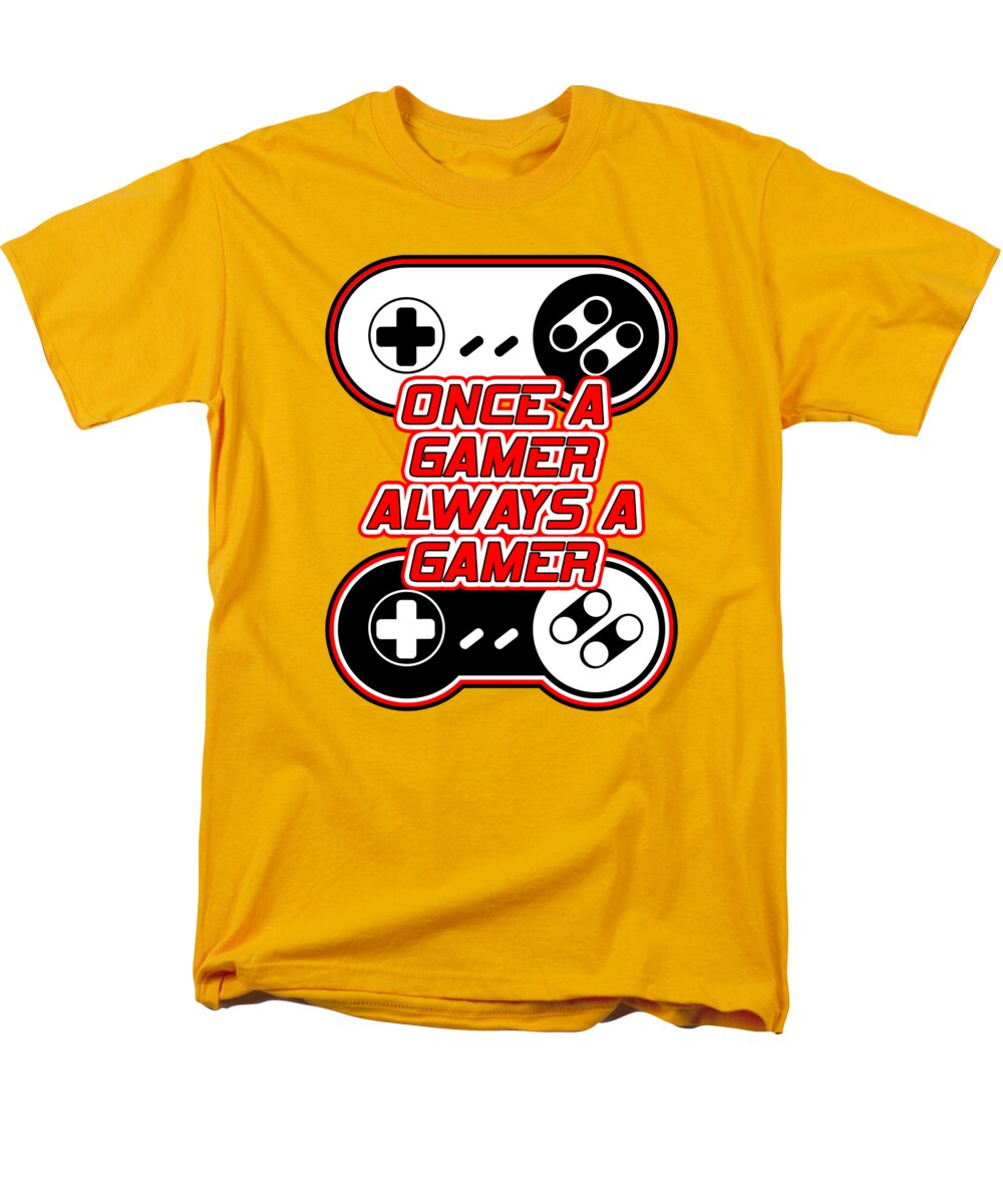Once a Gamer, Always a Gamer - Men's T-Shirt (Regular Fit)