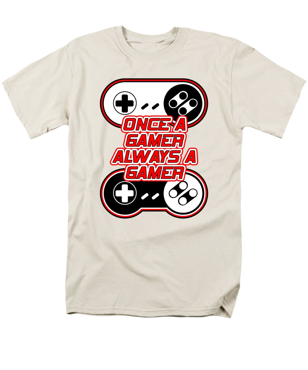 Once a Gamer, Always a Gamer - Men's T-Shirt (Regular Fit)