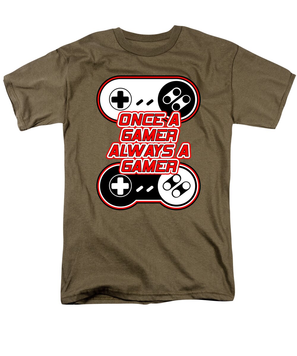Once a Gamer, Always a Gamer - Men's T-Shirt (Regular Fit)
