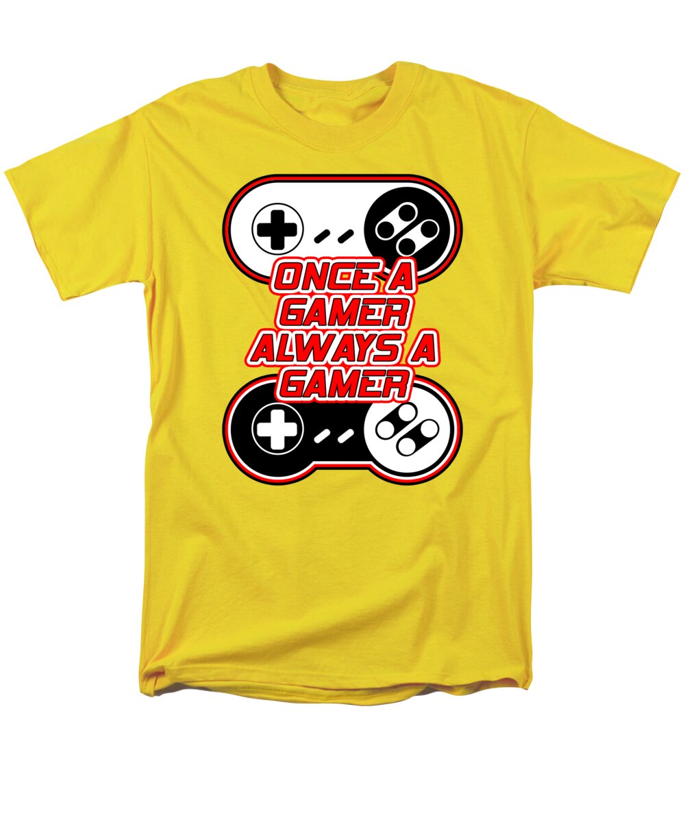 Once a Gamer, Always a Gamer - Men's T-Shirt (Regular Fit)