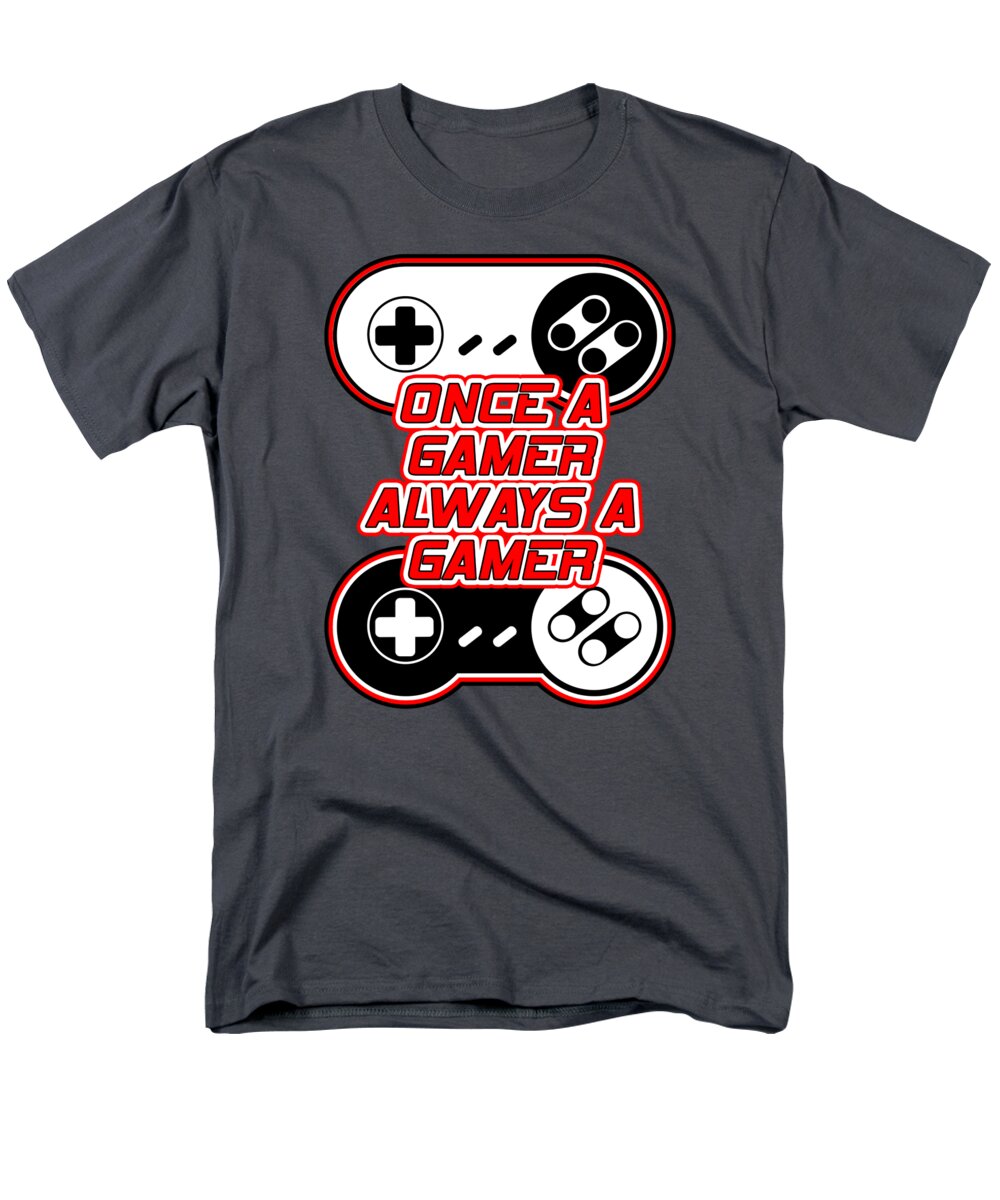 Once a Gamer, Always a Gamer - Men's T-Shirt (Regular Fit)