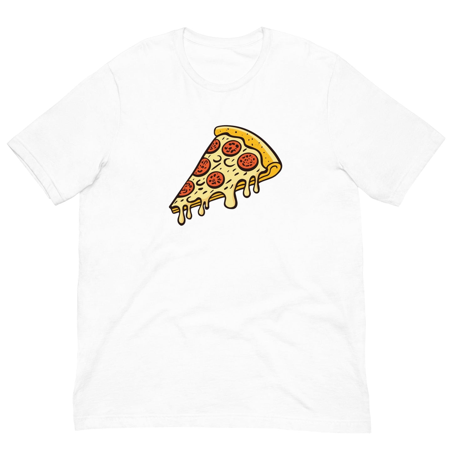 Pepperoni Pizza T-shirt White / XS
