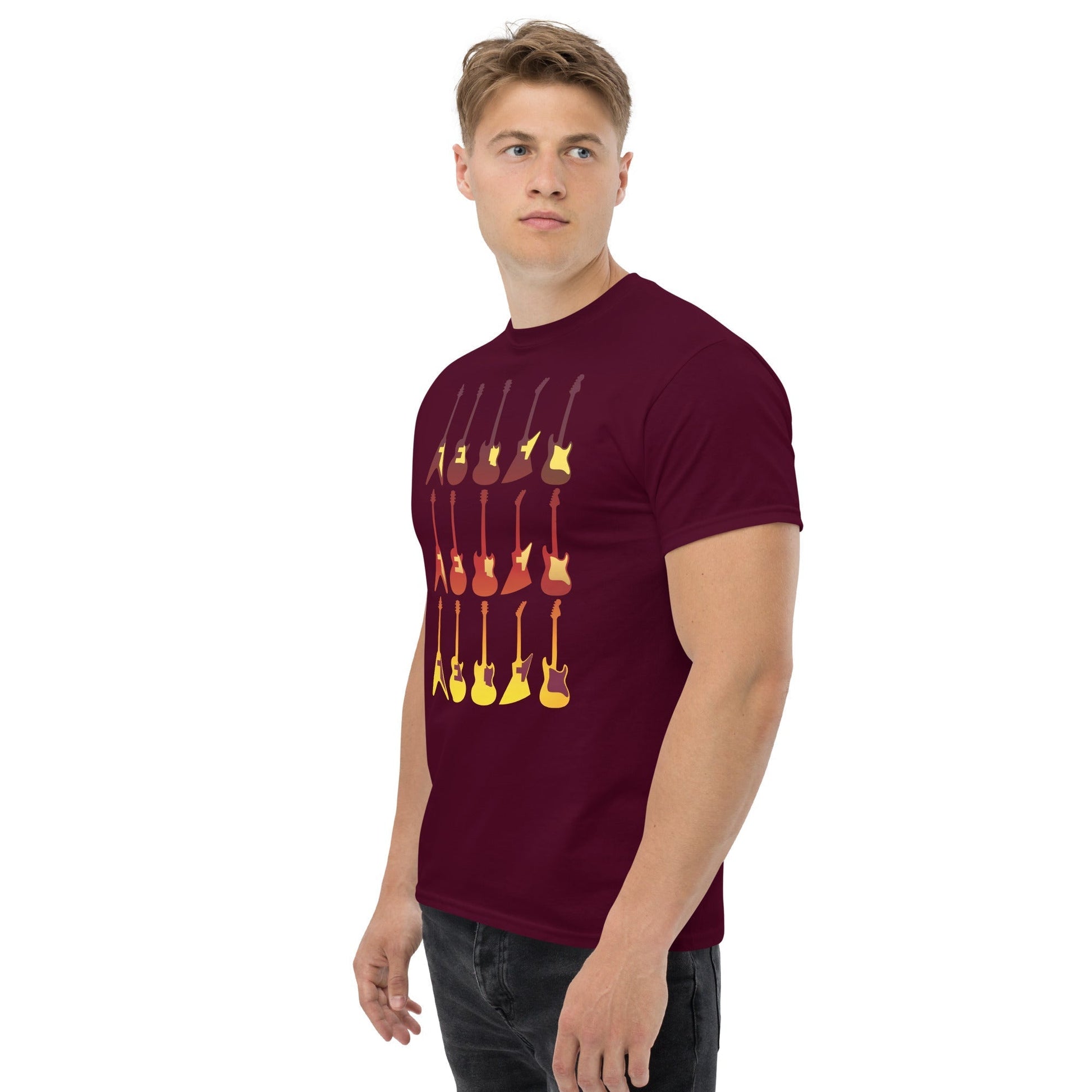 Scar Design Retro Guitars T-shirt