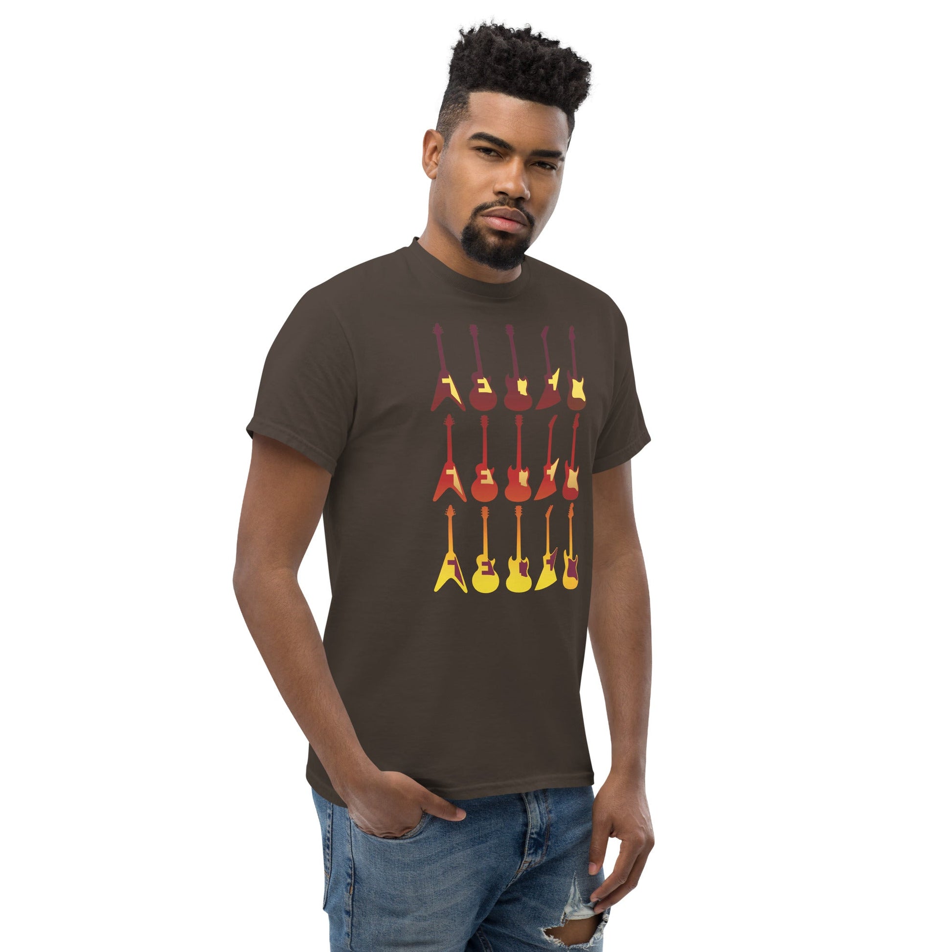 Scar Design Retro Guitars T-shirt