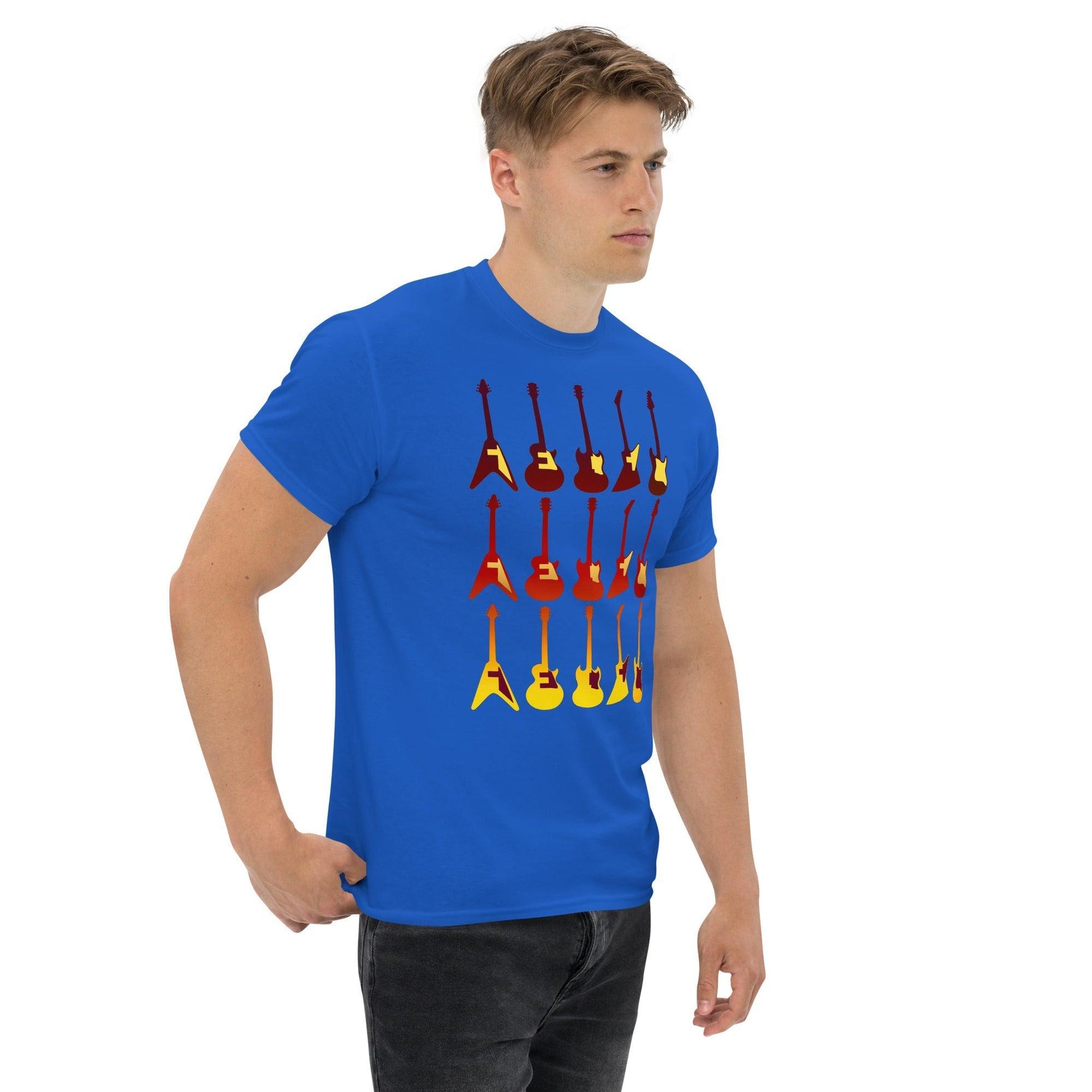 Scar Design Retro Guitars T-shirt