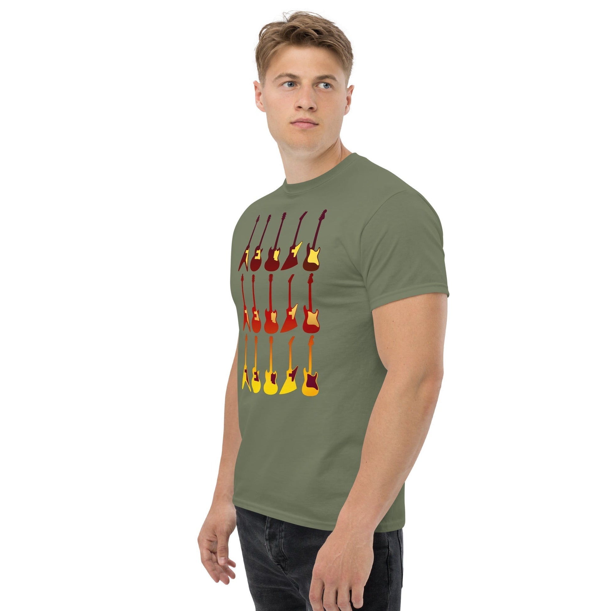 Scar Design Retro Guitars T-shirt