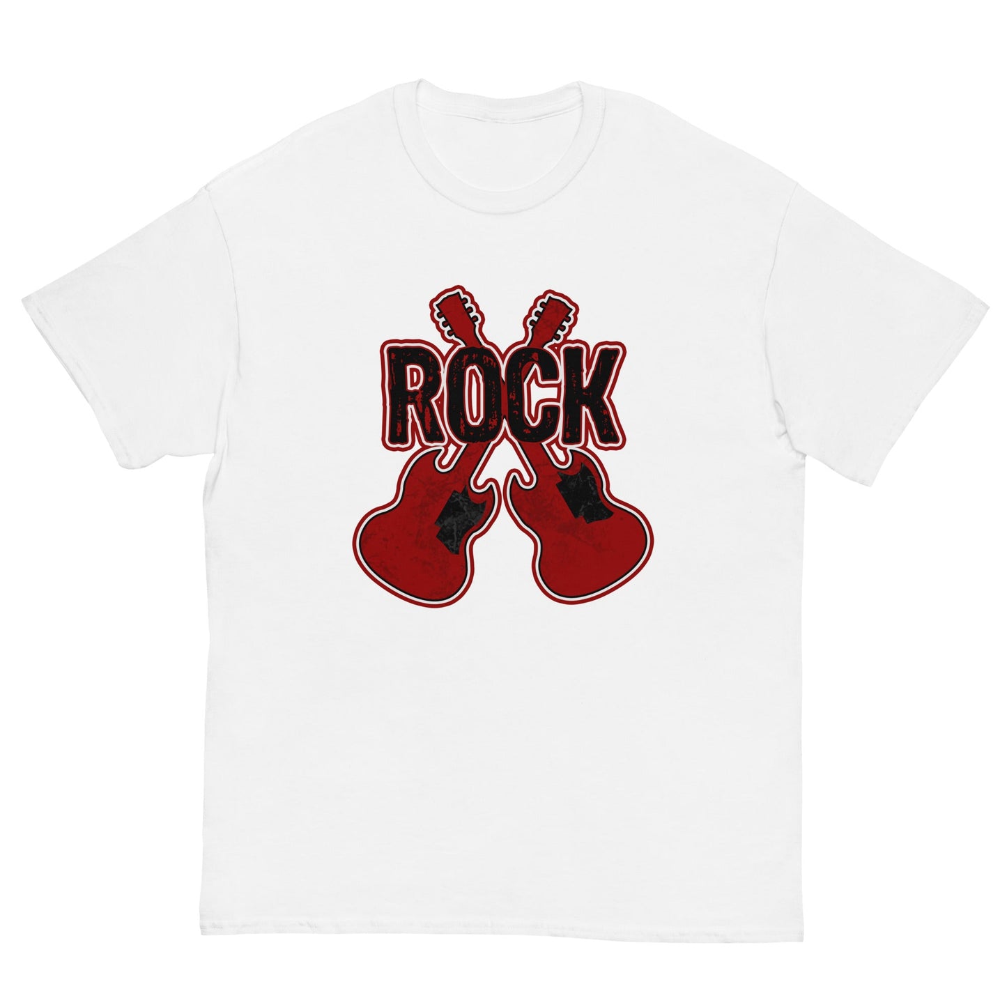 Rock Guitars Musician T-Shirt White / S