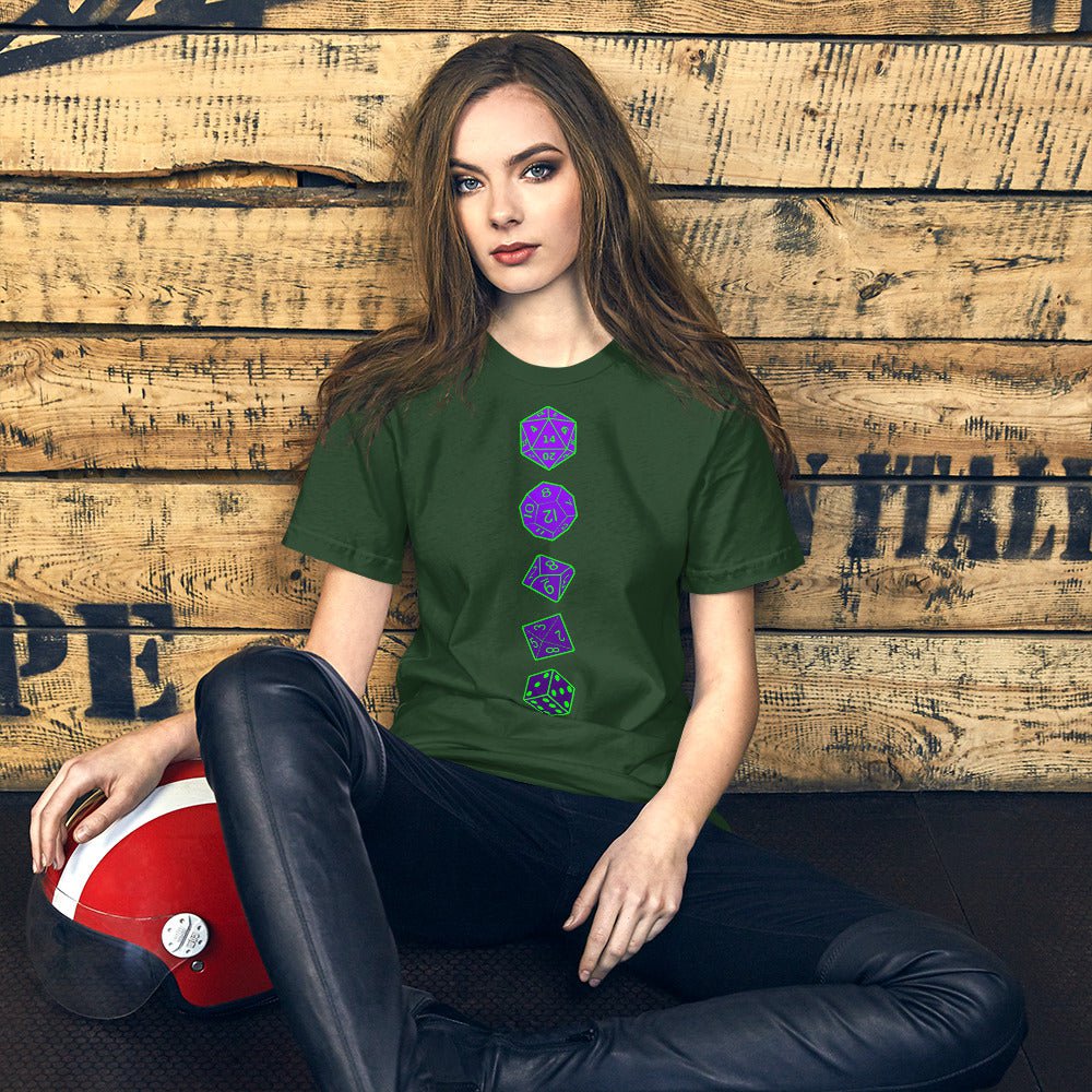 Scar Design RPG games dice T-shirt