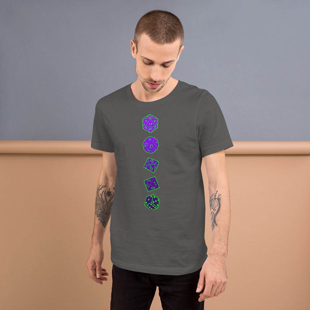 Scar Design RPG games dice T-shirt