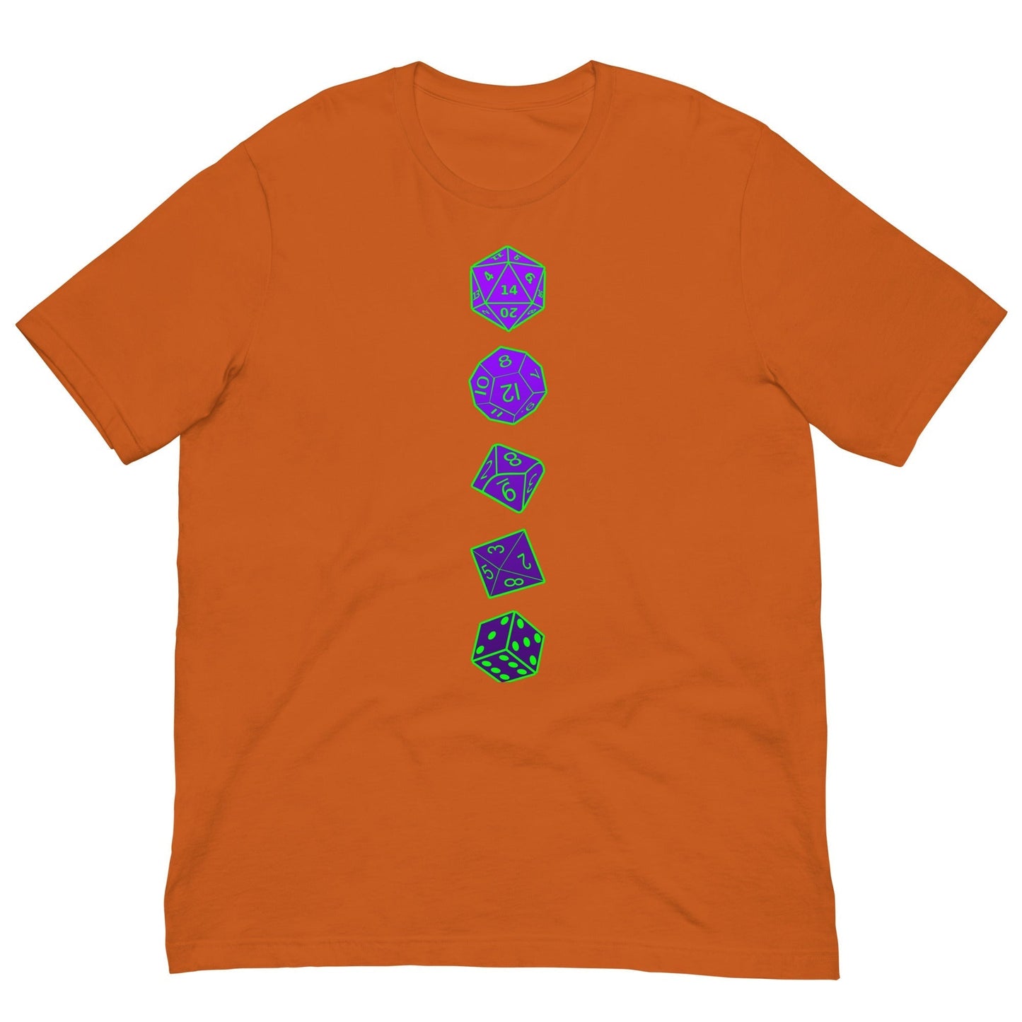 Scar Design Autumn / S RPG games dice T-shirt