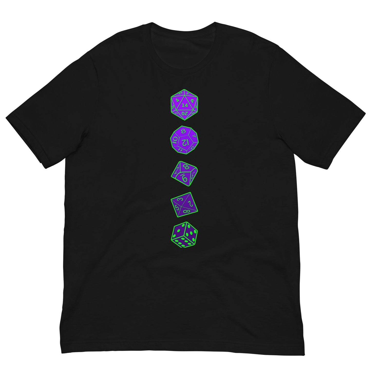 Scar Design T shirt Black / XS RPG games dice T-shirt