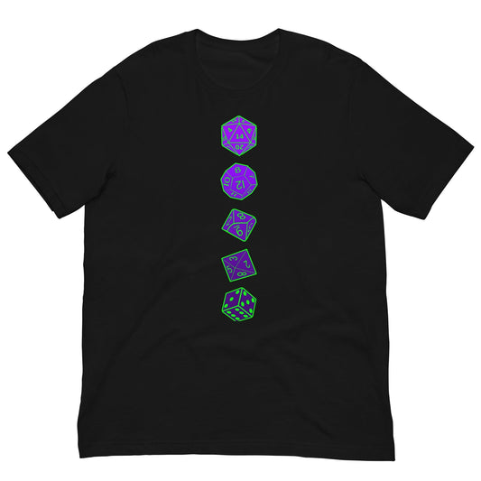 Scar Design T shirt Black / XS RPG games dice T-shirt