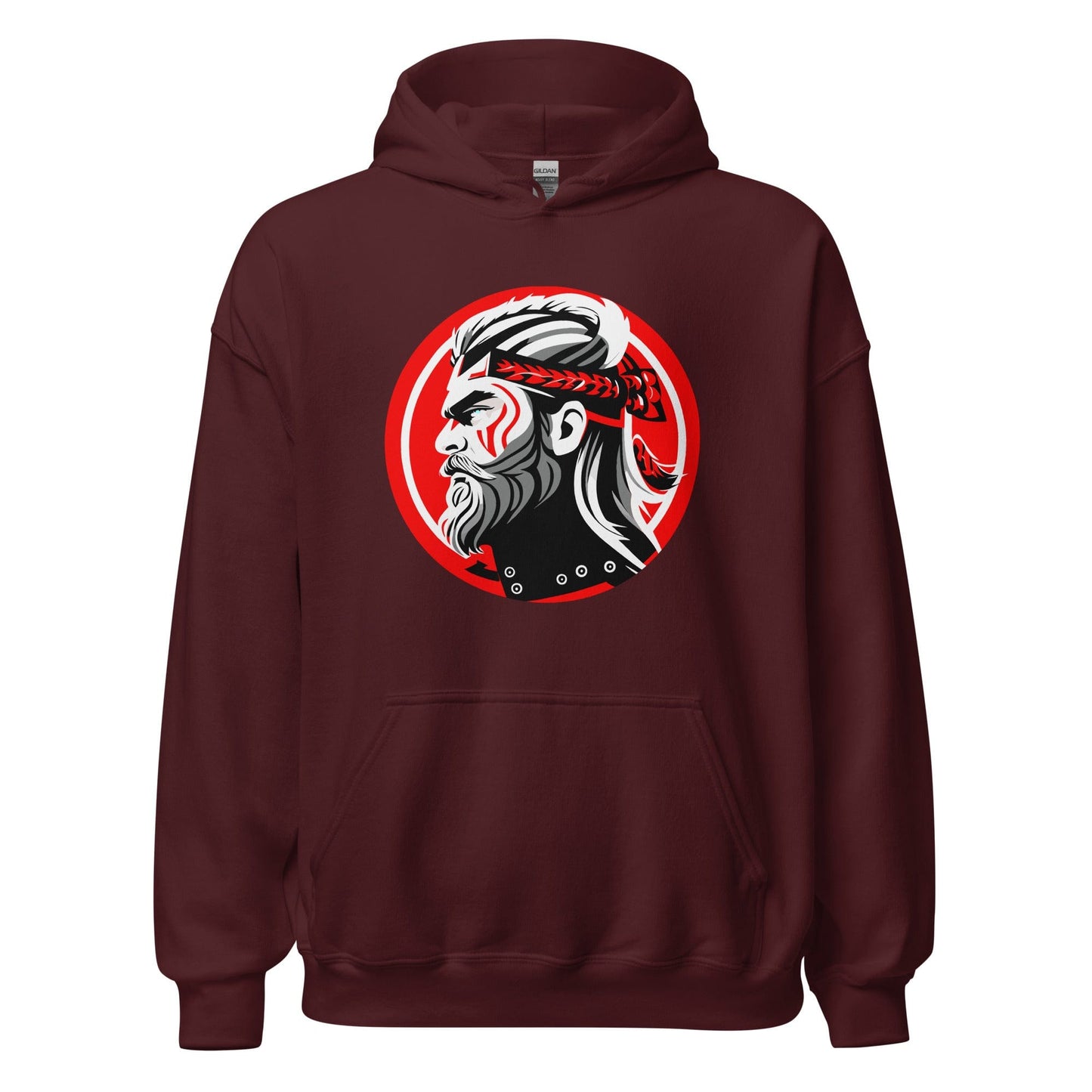Samurai Hoodie Maroon / S