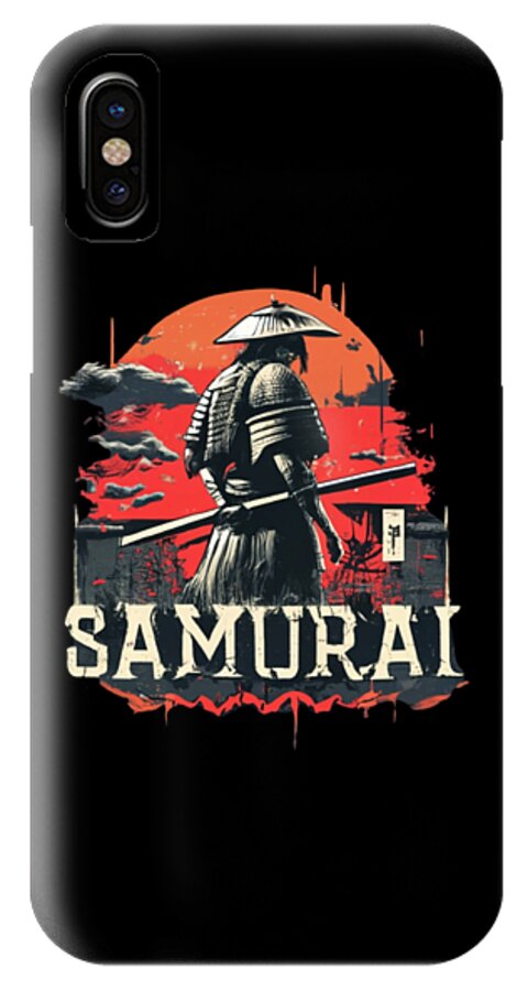 Samurai Warrior Vintage Sunset - Phone Case