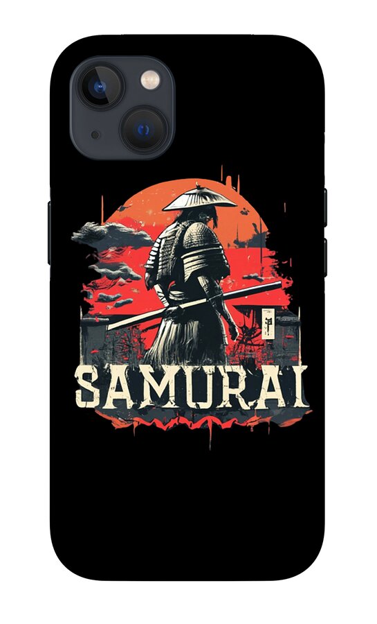 Samurai Warrior Vintage Sunset - Phone Case