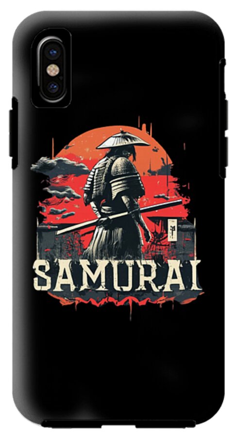 Samurai Warrior Vintage Sunset - Phone Case
