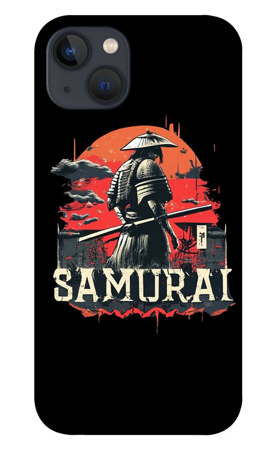 Samurai Warrior Vintage Sunset - Phone Case