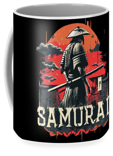 Samurai Warrior Vintage Sunset - Mug