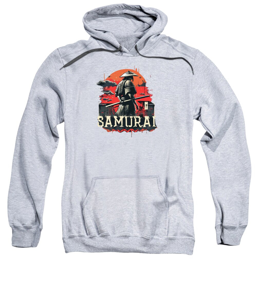 Samurai Warrior Vintage Sunset - Sweatshirt