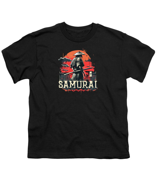 Samurai Warrior Vintage Sunset - Youth T-Shirt