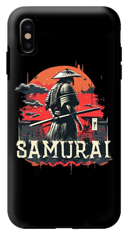 Samurai Warrior Vintage Sunset - Phone Case