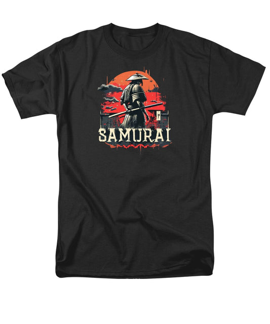 Samurai Warrior Vintage Sunset - Men's T-Shirt  (Regular Fit)