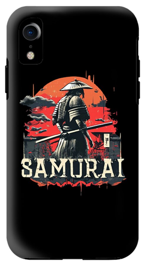 Samurai Warrior Vintage Sunset - Phone Case