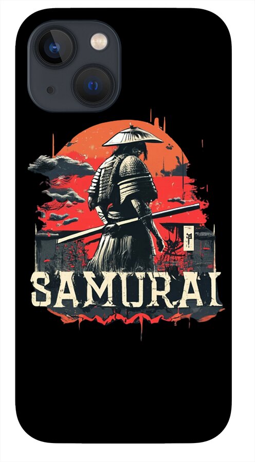 Samurai Warrior Vintage Sunset - Phone Case