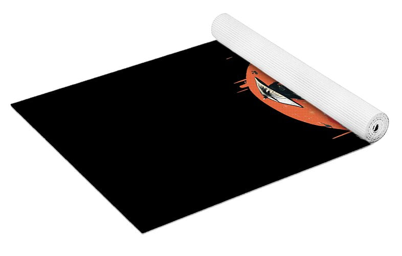Samurai Warrior Vintage Sunset - Yoga Mat