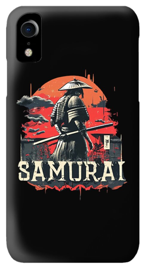 Samurai Warrior Vintage Sunset - Phone Case